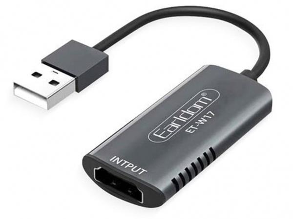 مبدل یو اس بی به اچ دی ام آی ارلدام Earldom ET-W17 USB to HDMI Converter